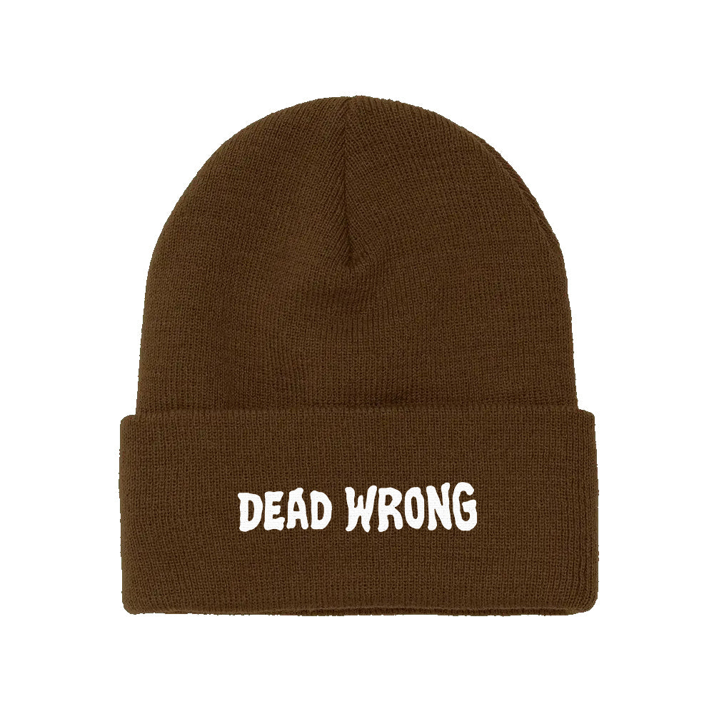 Brown Logo Beanie
