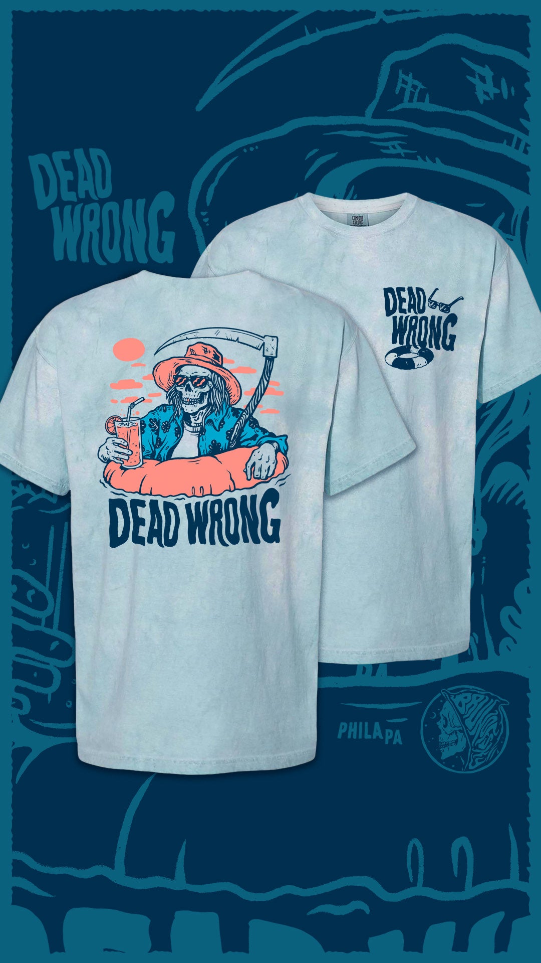 * Dead Wrong Swim Reaper T-Shirt